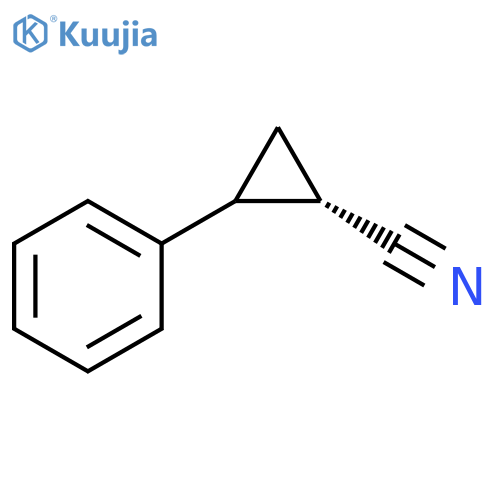 (1S)-2-phenylcyclopropane-1-carbonitrile structure