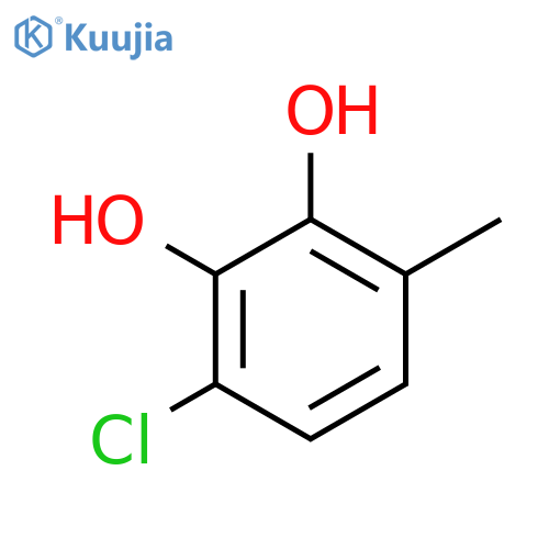 3-Chloro-6-methyl-1,2-benzenediol structure