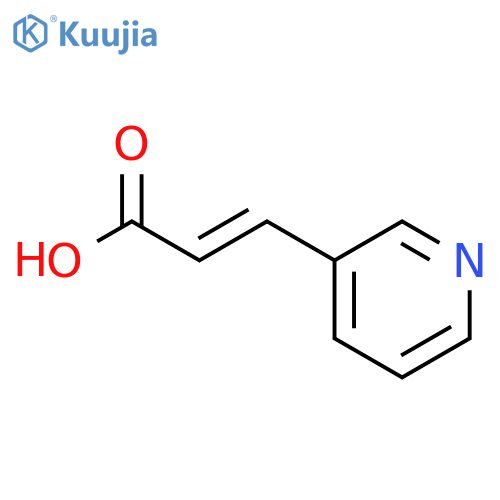 Trans-3-(3-Pyridyl)acrylic acid structure