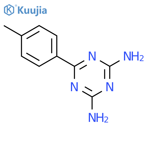 6-(4-Methylphenyl)-1,3,5-triazine-2,4-diamine structure