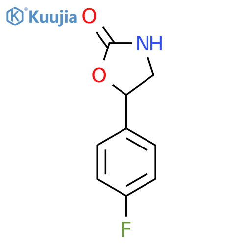 5-(4-fluorophenyl)-1,3-oxazolidin-2-one structure