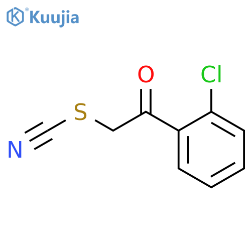 2-(2-Chlorophenyl)-2-oxoethyl Thiocyanate structure