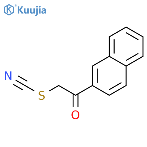 2-(2-Naphthyl)-2-oxoethyl Thiocyanate structure