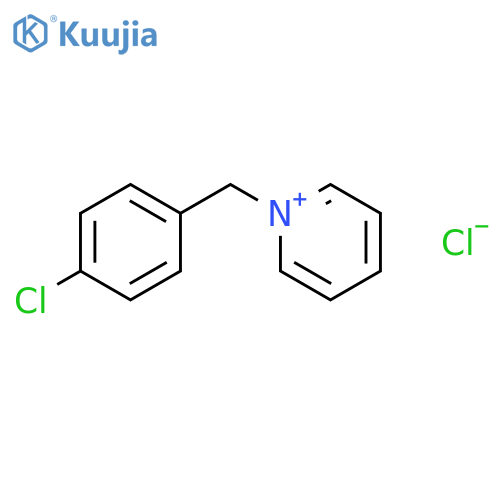 Pyridinium, 1-[(4-chlorophenyl)methyl]-, chloride structure
