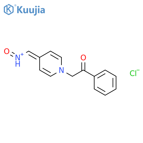 Pyridinium,4-[(hydroxyimino)methyl]-1-(2-oxo-2-phenylethyl)-, chloride (1:1) structure