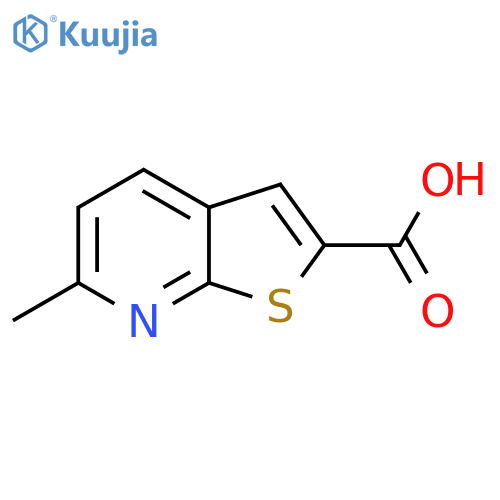 6-Methylthieno[2,3-B]pyridine-2-carboxylic acid structure