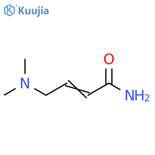 2-Butenamide,4-(dimethylamino)- structure