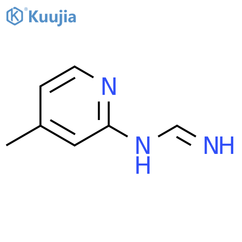 Methanimidamide,N-(4-methyl-2-pyridinyl)- structure