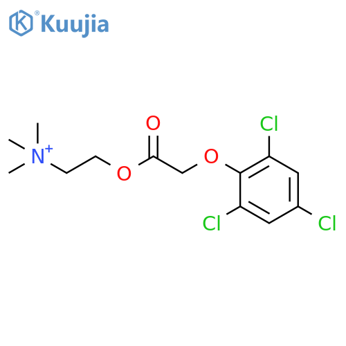 Ethanaminium, N,N,N-trimethyl-2-[[(2,4,6-trichlorophenoxy)acetyl]oxy]- structure