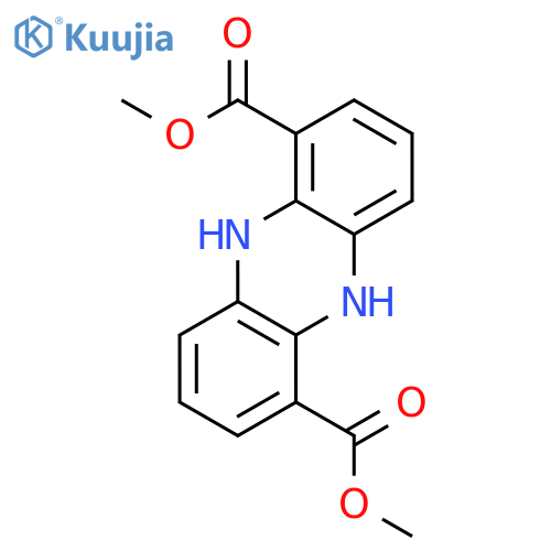5,10-Dihydro-1,6-phenazinedicarboxylic acid dimethyl ester structure