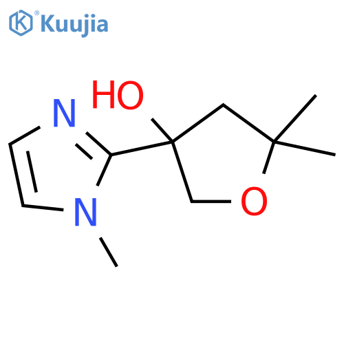 3-Furanol, tetrahydro-5,5-dimethyl-3-(1-methyl-1H-imidazol-2-yl)- structure