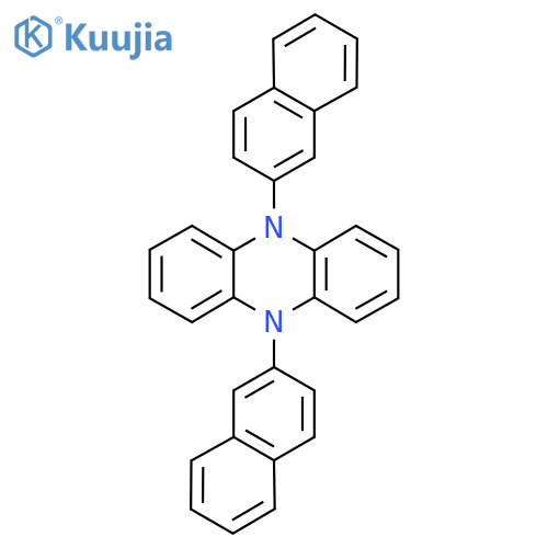5,10-Dinaphthalen-2-ylphenazine structure