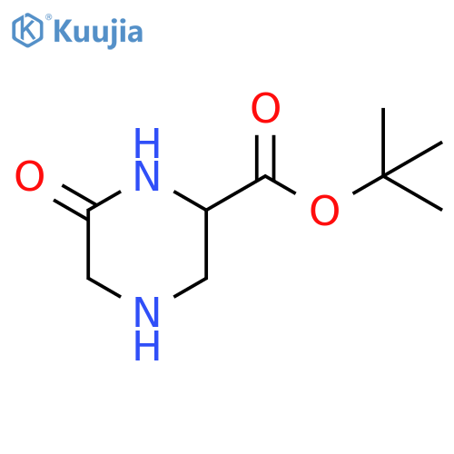 tert-butyl 6-oxopiperazine-2-carboxylate structure