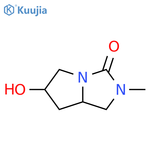 6-hydroxy-2-methyl-hexahydro-1H-pyrrolo1,2-cimidazolidin-3-one, trans structure