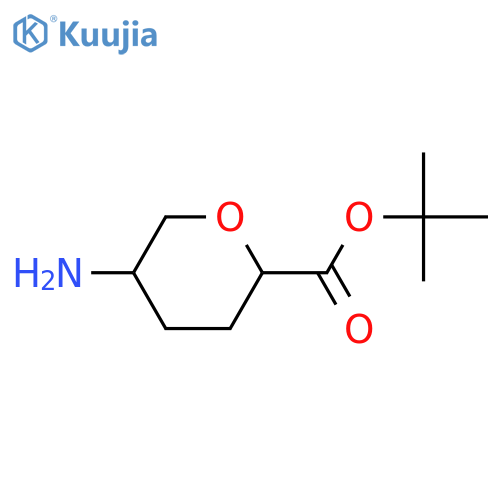 tert-butyl 5-aminooxane-2-carboxylate structure