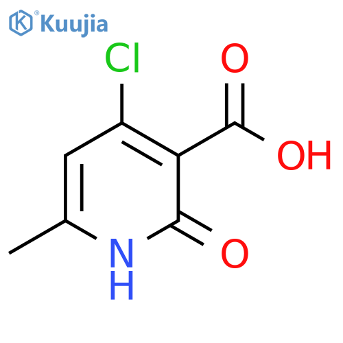 4-chloro-6-methyl-2-oxo-1,2-dihydropyridine-3-carboxylic acid structure