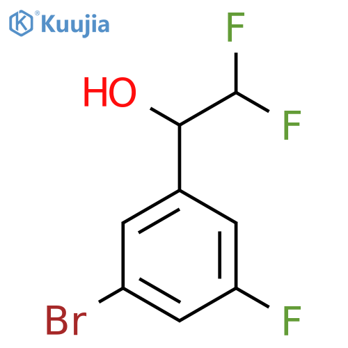 1-(3-bromo-5-fluorophenyl)-2,2-difluoroethan-1-ol structure