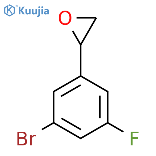 2-(3-bromo-5-fluorophenyl)oxirane structure