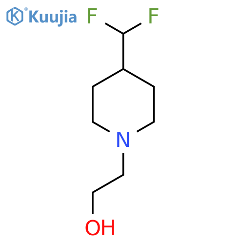 2-(4-(Difluoromethyl)piperidin-1-yl)ethan-1-ol structure