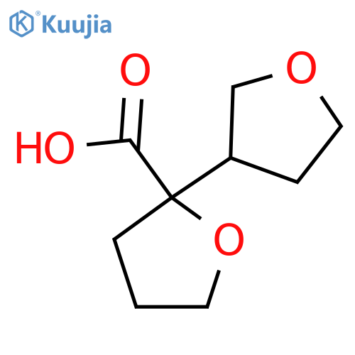 2-(Oxolan-3-yl)oxolane-2-carboxylic acid structure