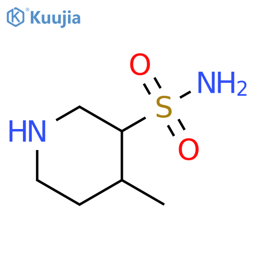 4-methylpiperidine-3-sulfonamide structure