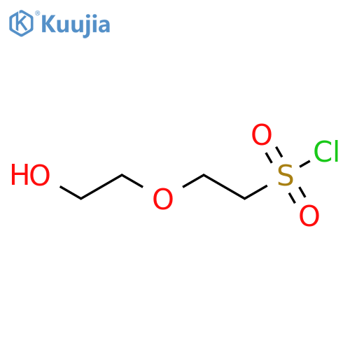 2-(2-hydroxyethoxy)ethane-1-sulfonyl chloride structure