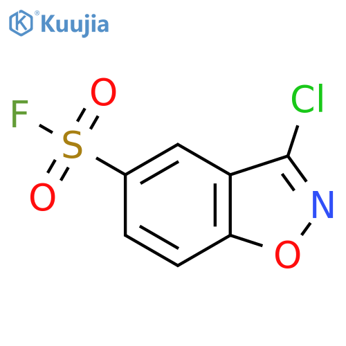 3-Chloro-1,2-benzoxazole-5-sulfonyl fluoride structure