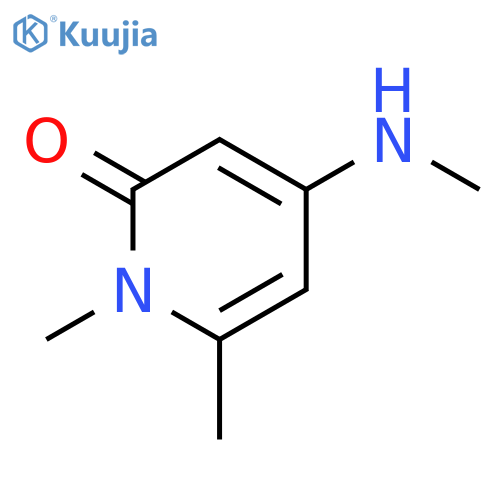 1,6-dimethyl-4-(methylamino)pyridin-2(1H)-one structure