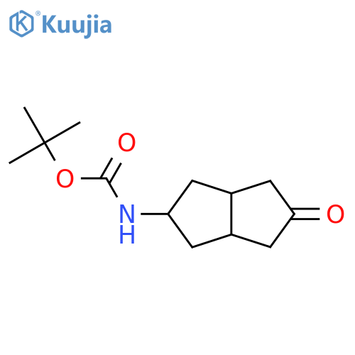 Tert-butyl (5-oxooctahydropentalen-2-YL)carbamate structure
