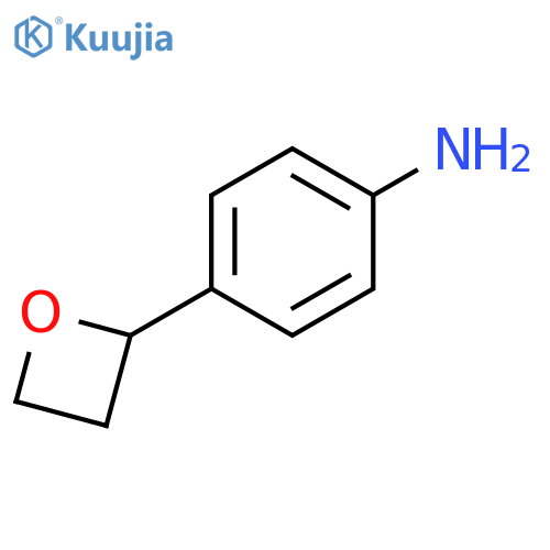 4-(oxetan-2-yl)aniline structure