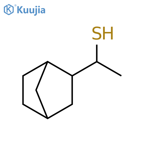 1-{bicyclo2.2.1heptan-2-yl}ethane-1-thiol structure