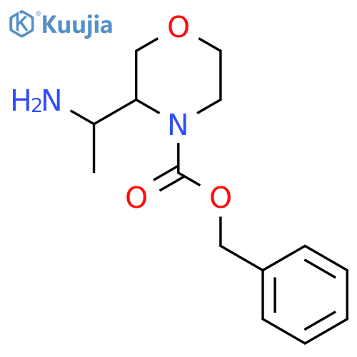 Benzyl 3-(1-aminoethyl)morpholine-4-carboxylate structure