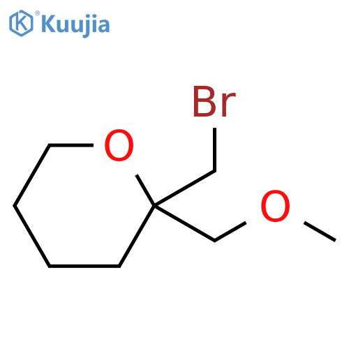 2H-Pyran, 2-(bromomethyl)tetrahydro-2-(methoxymethyl)- structure