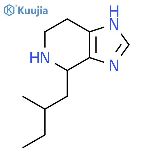 4-(2-methylbutyl)-3H,4H,5H,6H,7H-imidazo4,5-cpyridine structure