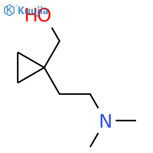 {1-2-(dimethylamino)ethylcyclopropyl}methanol structure