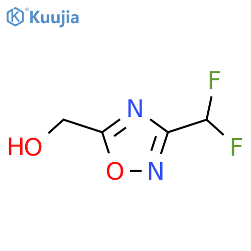 3-(difluoromethyl)-1,2,4-oxadiazol-5-ylmethanol structure