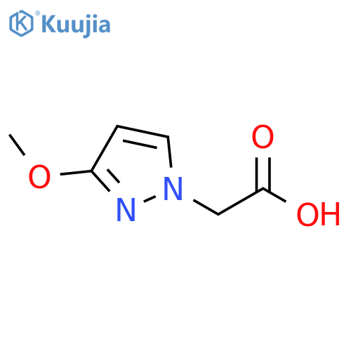 2-(3-methoxy-1H-pyrazol-1-yl)acetic acid structure