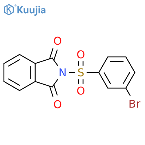 2-((3-Bromophenyl)sulfonyl)isoindoline-1,3-dione structure