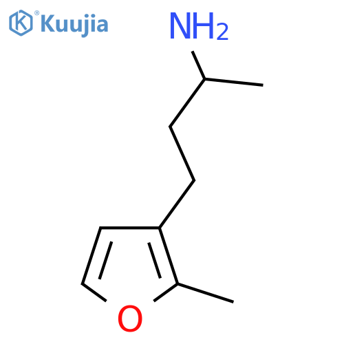 4-(2-methylfuran-3-yl)butan-2-amine structure