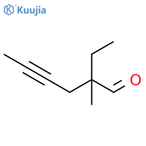 2-Ethyl-2-methylhex-4-ynal structure