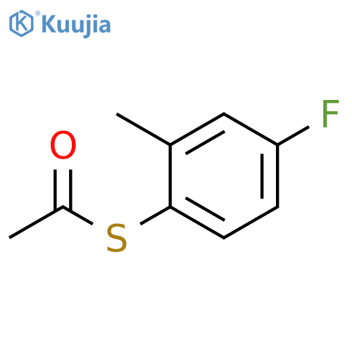 S-4-Fluoro-2-methylphenylthioacetate structure