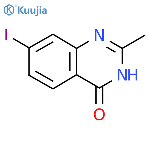 7-Iodo-2-methylquinazolin-4-ol structure