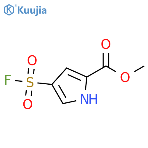 methyl 4-(fluorosulfonyl)-1H-pyrrole-2-carboxylate structure