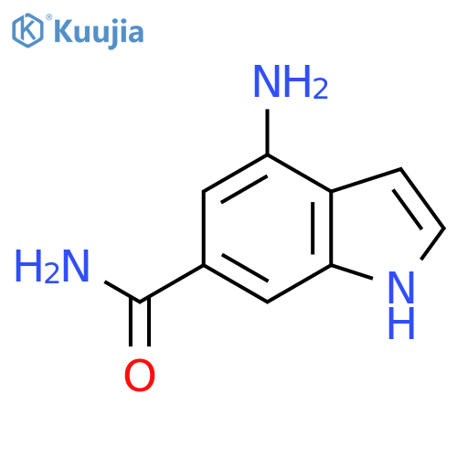 4-Amino-1H-indole-6-carboxamide structure