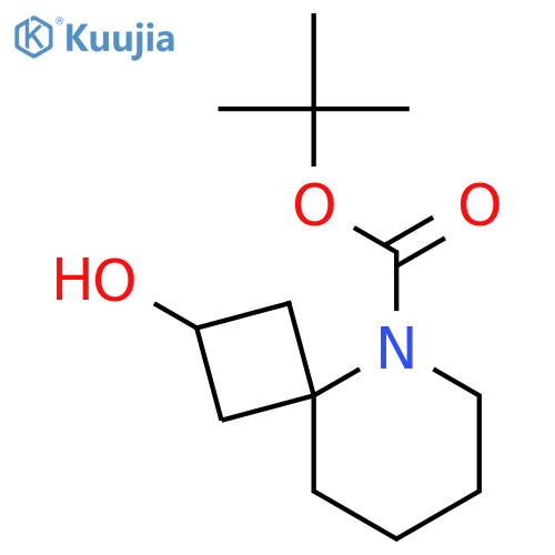 tert-butyl 2-hydroxy-5-azaspiro[3.5]nonane-5-carboxylate structure
