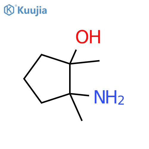 2-amino-1,2-dimethylcyclopentan-1-ol structure