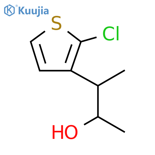 3-(2-chlorothiophen-3-yl)butan-2-ol structure