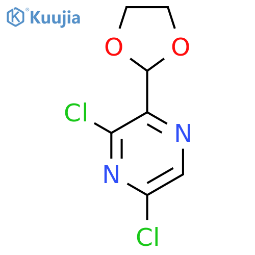 3,5-Dichloro-2-(1,3-dioxolan-2-yl)pyrazine structure