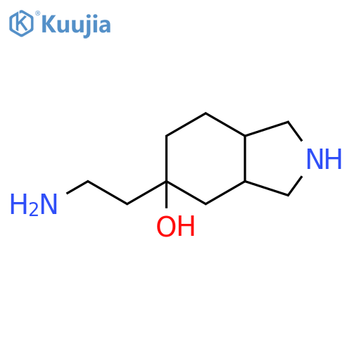 1H-Isoindol-5-ol, 5-(2-aminoethyl)octahydro- structure