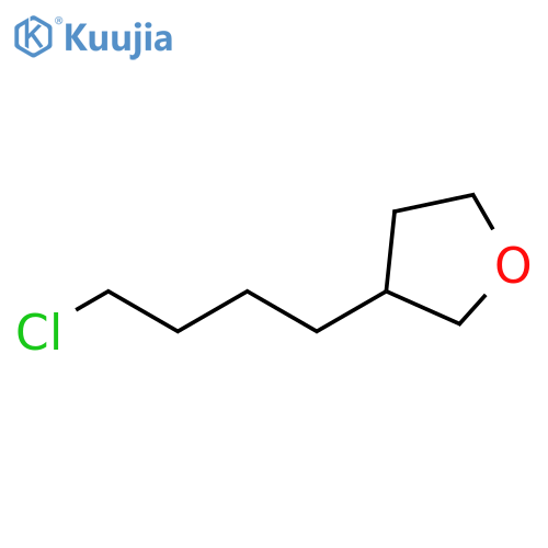 Furan, 3-(4-chlorobutyl)tetrahydro- structure